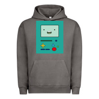 Pigment Tornado adventure time game bmo cover funny Urban Hoodie - baoMotion