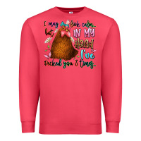 Cardinal i may look calm but in my head ive pecked you 3 ti Premium Sweatshirt - JahusDesignShop