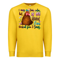Lemon i may look calm but in my head ive pecked you 3 ti Premium Sweatshirt - JahusDesignShop