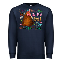 Navy i may look calm but in my head ive pecked you 3 ti Premium Sweatshirt - JahusDesignShop