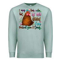 Seafoam i may look calm but in my head ive pecked you 3 ti Premium Sweatshirt - JahusDesignShop