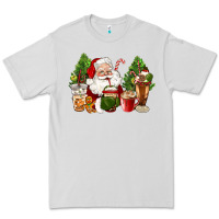 Dove Grey santa coffee cups christmas Premium Tee - CowGirlArtShop