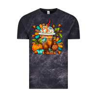 Cloud Black Thanksgiving Frappe Coffee Vintage Tee - FaDigitalArtStudio