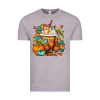 Vintage Zinc Thanksgiving Frappe Coffee Vintage Tee - FaDigitalArtStudio