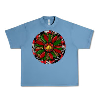 Pebble Blue Sunflower Christmas Urban Heavy Tee - RanaPortraitStore