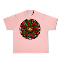 Salmon Sunflower Christmas Urban Heavy Tee - RanaPortraitStore