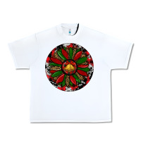 White Sunflower Christmas Urban Heavy Tee - RanaPortraitStore