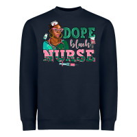 Navy afro  nurse dope black Heavyweight Sweatshirt - AdoDesignShop