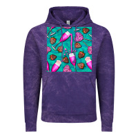Cloud Purple valentines day champagne and strawberry Vintage Hoodie - BundleAndBundleShop