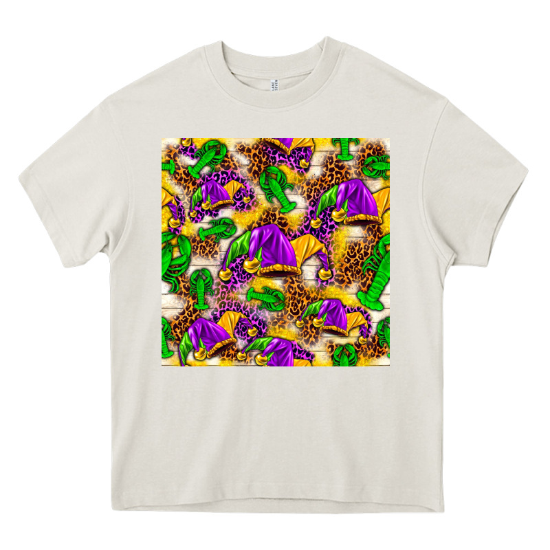 Mardi Gras Jester Had And Crawfish With Leopard Pa Heavy Core Tee by HowdyJamesFarm | Teevron