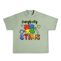 Oil Green Everybody stims Urban Heavy Tee - FaDigitalArtStudio