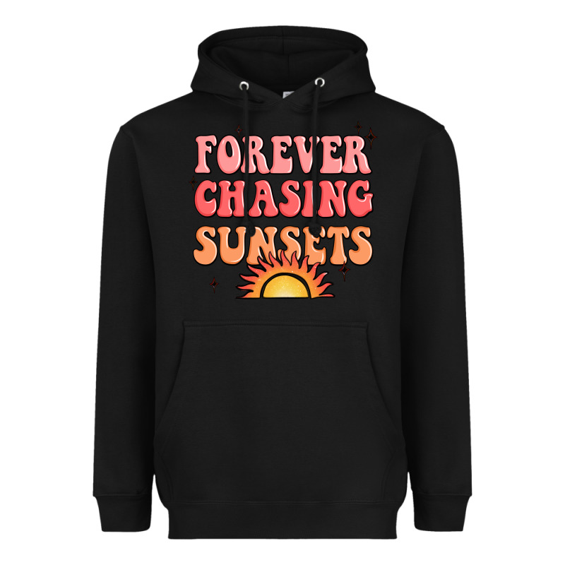 Forever Chasing Sunsets Heavyweight Hoodie by JahusDesignShop | Teevron