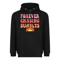 Black forever chasing sunsets Heavyweight Hoodie - JahusDesignShop