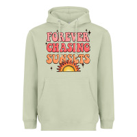 Matcha forever chasing sunsets Heavyweight Hoodie - JahusDesignShop