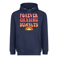 Navy forever chasing sunsets Heavyweight Hoodie - JahusDesignShop