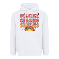 White forever chasing sunsets Heavyweight Hoodie - JahusDesignShop