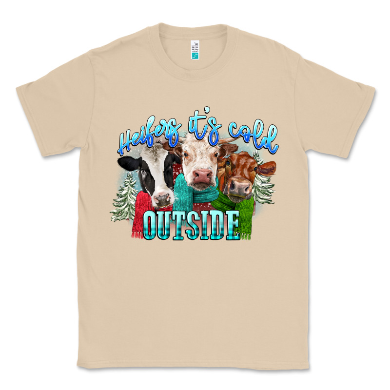 Heifers Its Cold Outside Classic Tee by CowGirlArtShop | Teevron