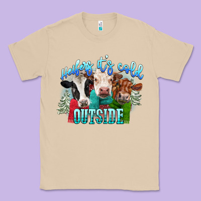 Heifers Its Cold Outside Classic Tee Designed By Cowgirlartshop