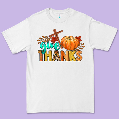 Give Thanks Premium Tee Designed By Cowgirlartshop