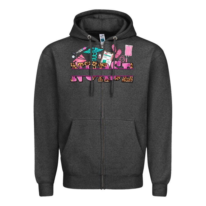 Nurse Custom Name Zipper Hoodie by AdoDesignShop | Teevron