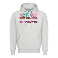 Dove Grey nurse custom name Zipper Hoodie - AdoDesignShop