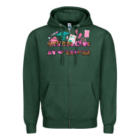 Sports Green nurse custom name Zipper Hoodie - AdoDesignShop