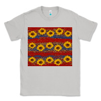Moon Dust usa and sunflower pattern Classic Tee - Artiststas