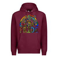 Burgundy pride Premium Hoodie - SublimationCraftShop