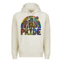 Oatmeal Heather pride Premium Hoodie - SublimationCraftShop