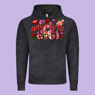 One Loved Gigi Vintage Hoodie Designed By Fadigitalartstudio