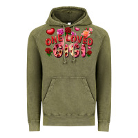 Vintage Olive One loved gigi Vintage Hoodie - FaDigitalArtStudio