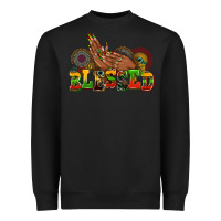 Black blessed afro woman hands Heavyweight Sweatshirt - AdoDesignShop