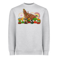 Heather Grey blessed afro woman hands Heavyweight Sweatshirt - AdoDesignShop