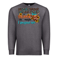 Charcoal Heather heifers be trippin ok maybe i pushed her Premium Sweatshirt - JahusDesignShop
