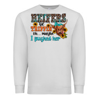 Dove Grey heifers be trippin ok maybe i pushed her Premium Sweatshirt - JahusDesignShop