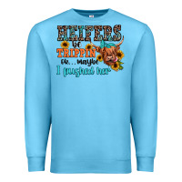 Ocean Blue heifers be trippin ok maybe i pushed her Premium Sweatshirt - JahusDesignShop