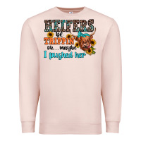 Pale Pink heifers be trippin ok maybe i pushed her Premium Sweatshirt - JahusDesignShop