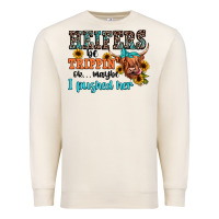 Sandshell heifers be trippin ok maybe i pushed her Premium Sweatshirt - JahusDesignShop