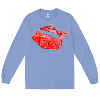 Colony Blue Chin Guard Fa Element Long Sleeve Tee - FaDigitalArtStudio