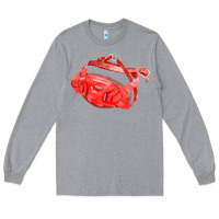 Heather Grey Chin Guard Fa Element Long Sleeve Tee - FaDigitalArtStudio