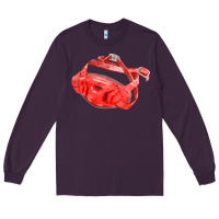 Plum Chin Guard Fa Element Long Sleeve Tee - FaDigitalArtStudio
