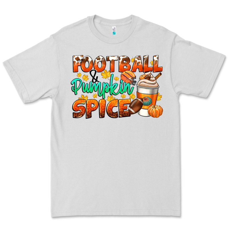 Football Pumpkin Spice Premium Tee by CowGirlArtShop | Teevron