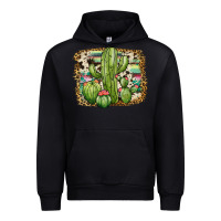 Black serape cowhide cactus Urban Hoodie - JahusDesignShop