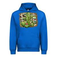 Cobalt serape cowhide cactus Urban Hoodie - JahusDesignShop