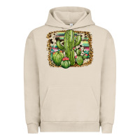 Pigment French Oak serape cowhide cactus Urban Hoodie - JahusDesignShop