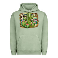 Pigment Oil Green serape cowhide cactus Urban Hoodie - JahusDesignShop