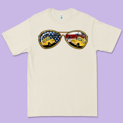 Bus Driver Sunglasses Premium Tee Designed By Jasminsmagicworld