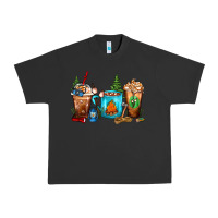 Pigment Black Camping Coffee Cups Urban Heavy Tee - FaDigitalArtStudio