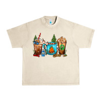 Sandshell Camping Coffee Cups Urban Heavy Tee - FaDigitalArtStudio