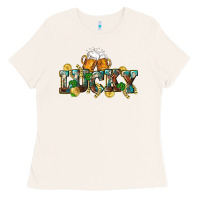 Bone Lucky beers St. Patrick's Day Ladies Tee - CowGirlArtShop